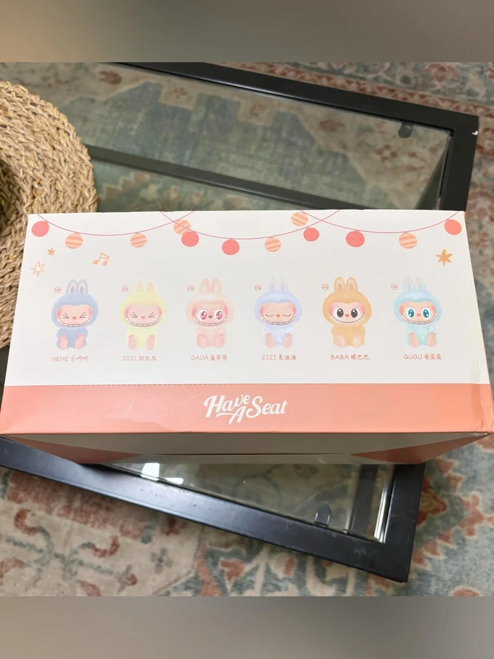Labubu Popamrt 6-pack “Have A Seat” The Monsters characters. Blindboxes sealed